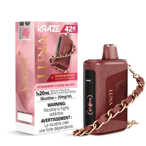 Kraze Luna - Strawberry Cheese Delight Disposable Vape