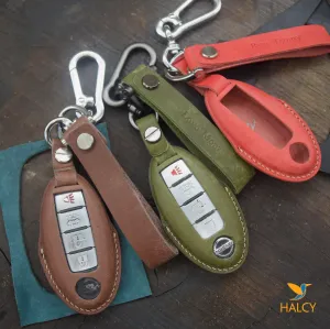 Leather Key Fob Cover fit for Nissan & Infiniti