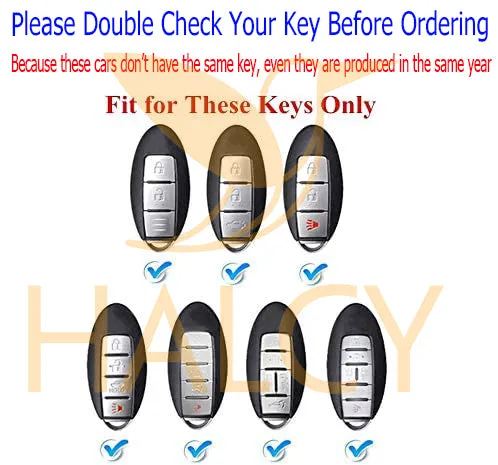 Leather Key Fob Cover fit for Nissan & Infiniti