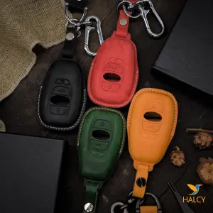 Leather Key Fob Cover Fit For Subaru Ascent, BRZ, Crosstrek, Forester, Impreza, Legacy, Outback, STI, WRX, Personalized keychain