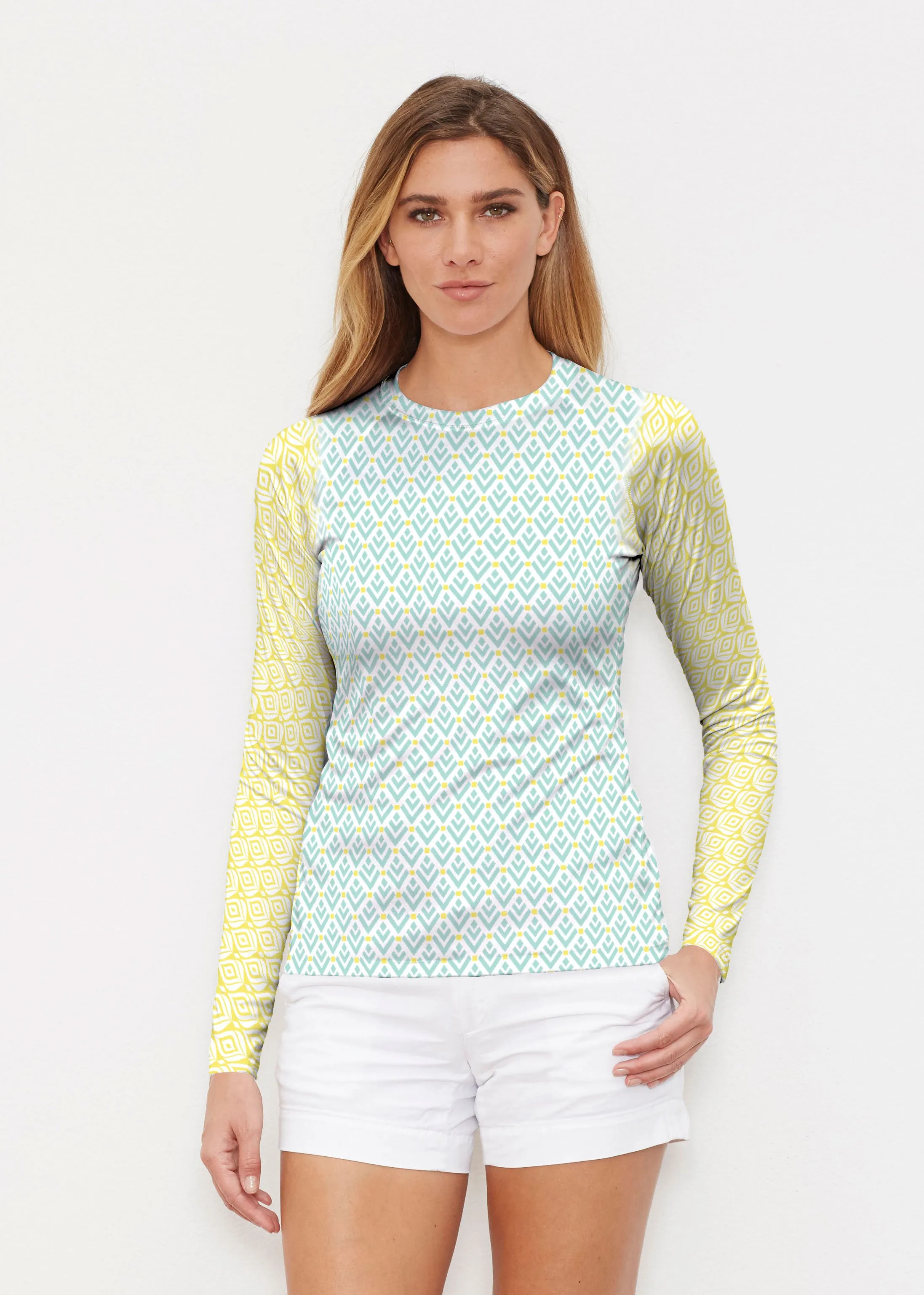 Lemon Drop (13575) ~ Long Sleeve Rash Guard