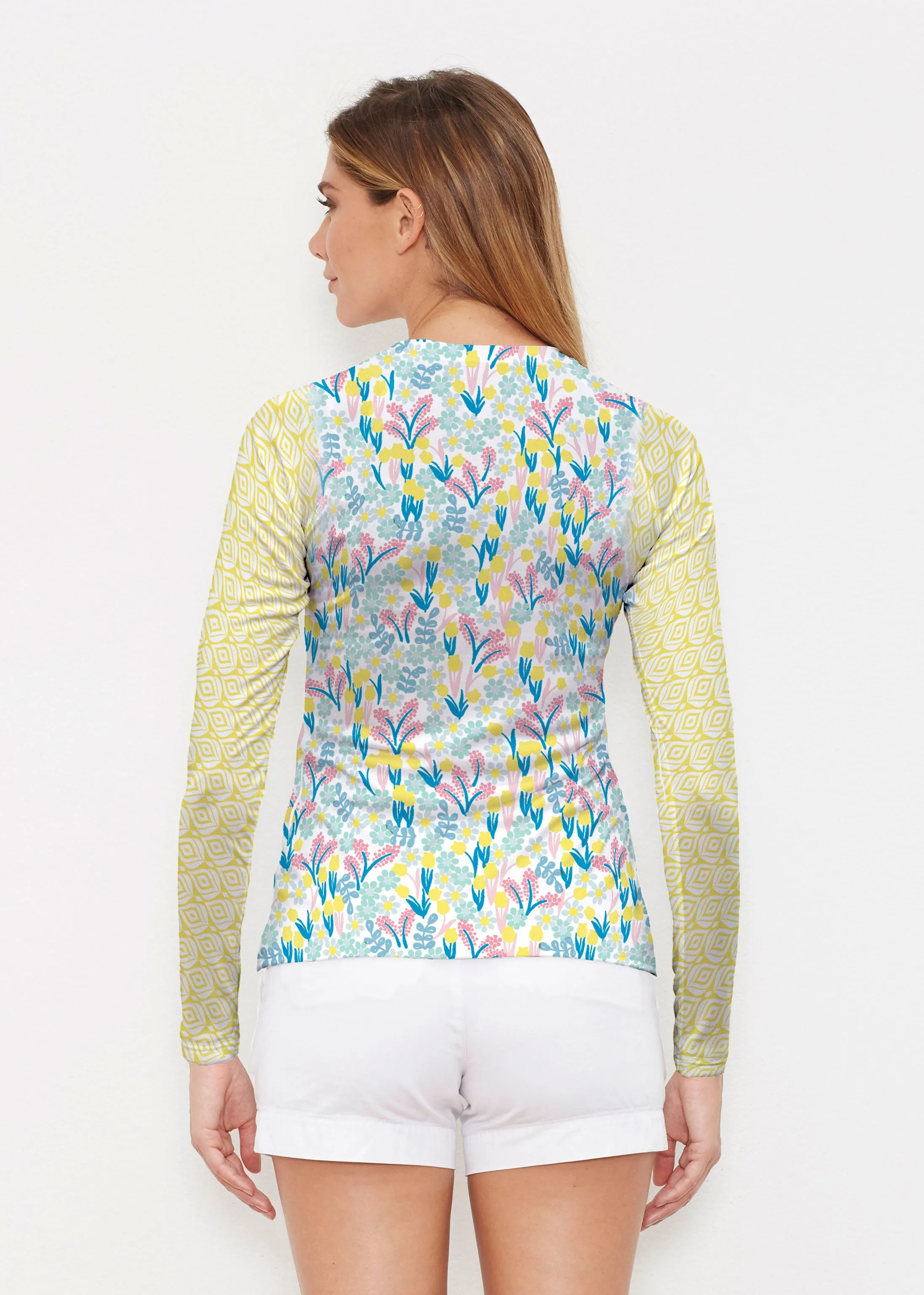Lemon Drop (13575) ~ Long Sleeve Rash Guard