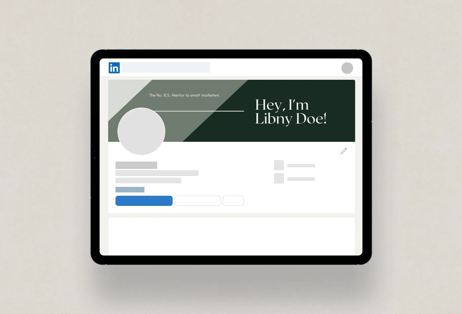 Libny LinkedIn Banner Canva Template