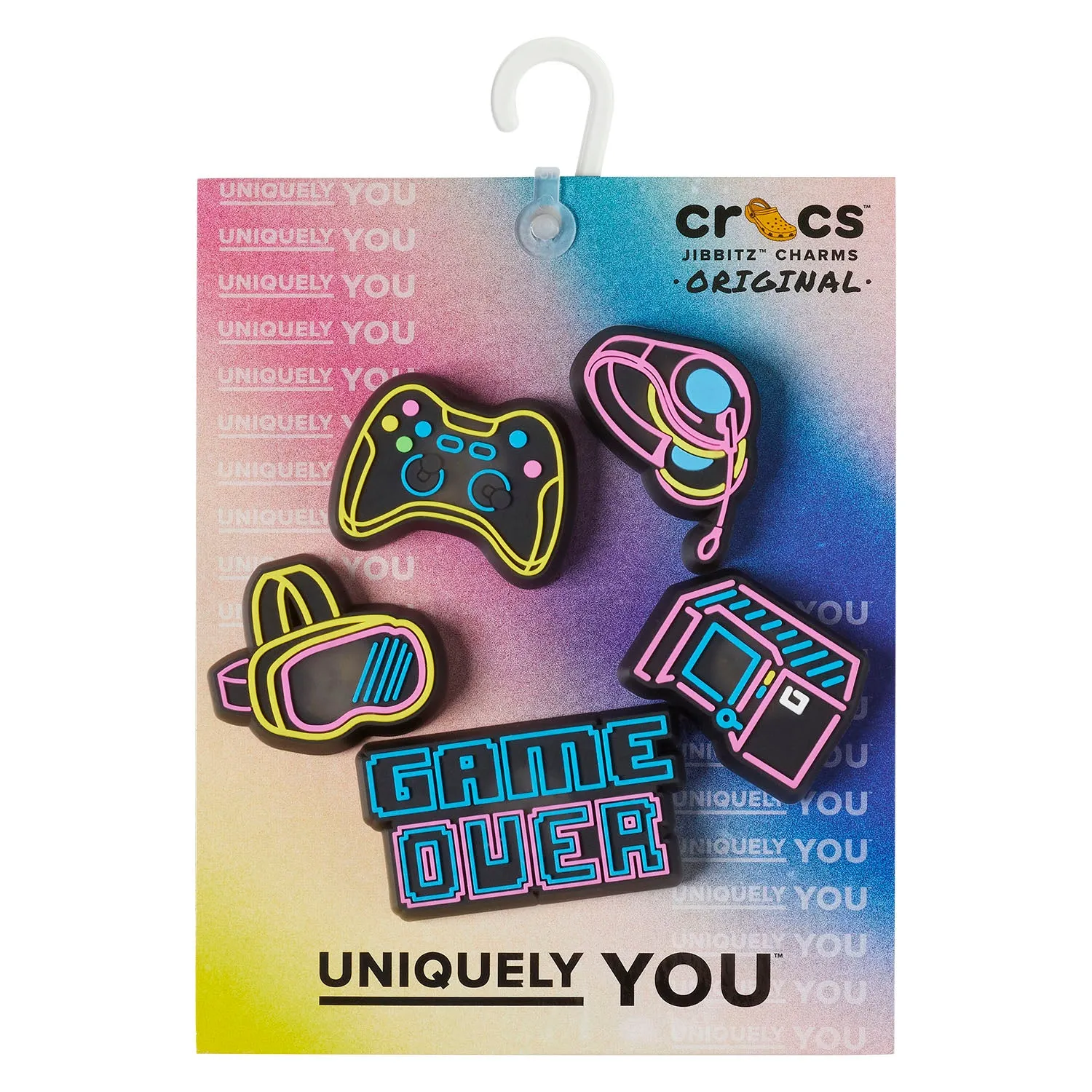 Lights Up Neon Gamer 5 Pack Jibbitz