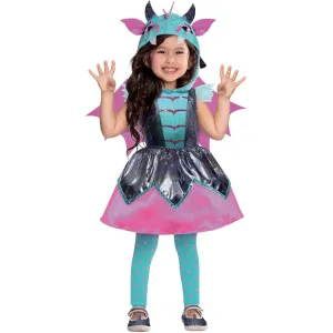 Little Mystic Dragon Girls Costume.