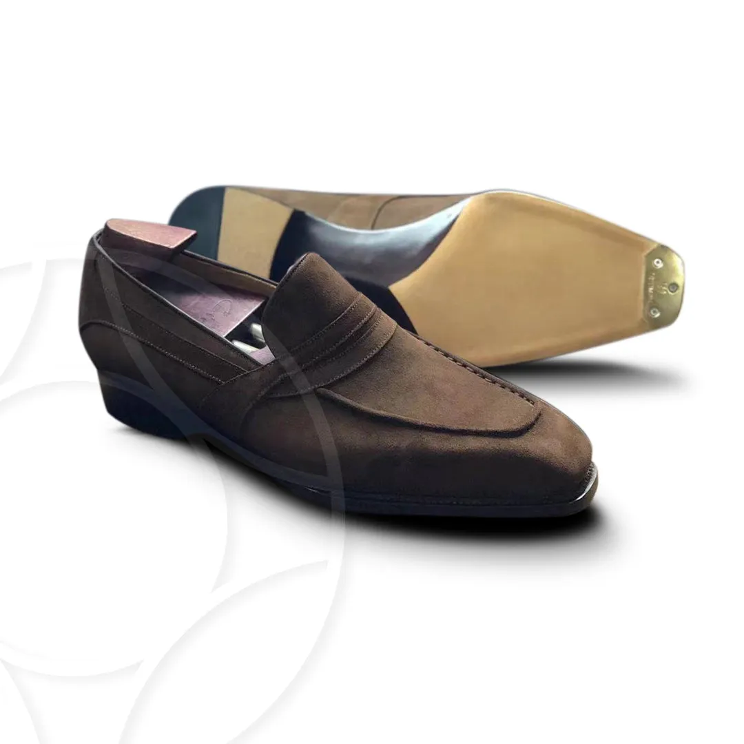 LOGAN Premium Loafers, HandCrafted in Suede