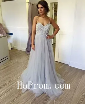 Long Prom Dresses,Spaghetti Straps Prom Dress,Evening Dress