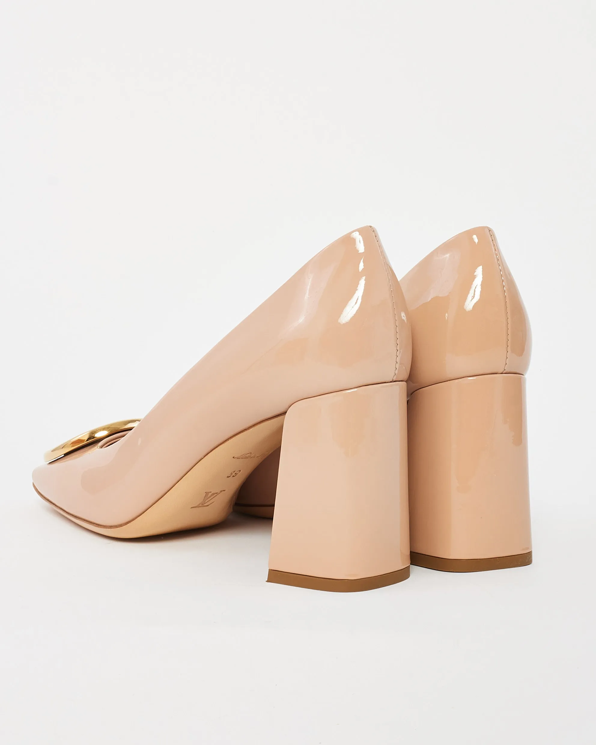 Louis Vuitton Blush Patent Leather Madeleine Pump - 39