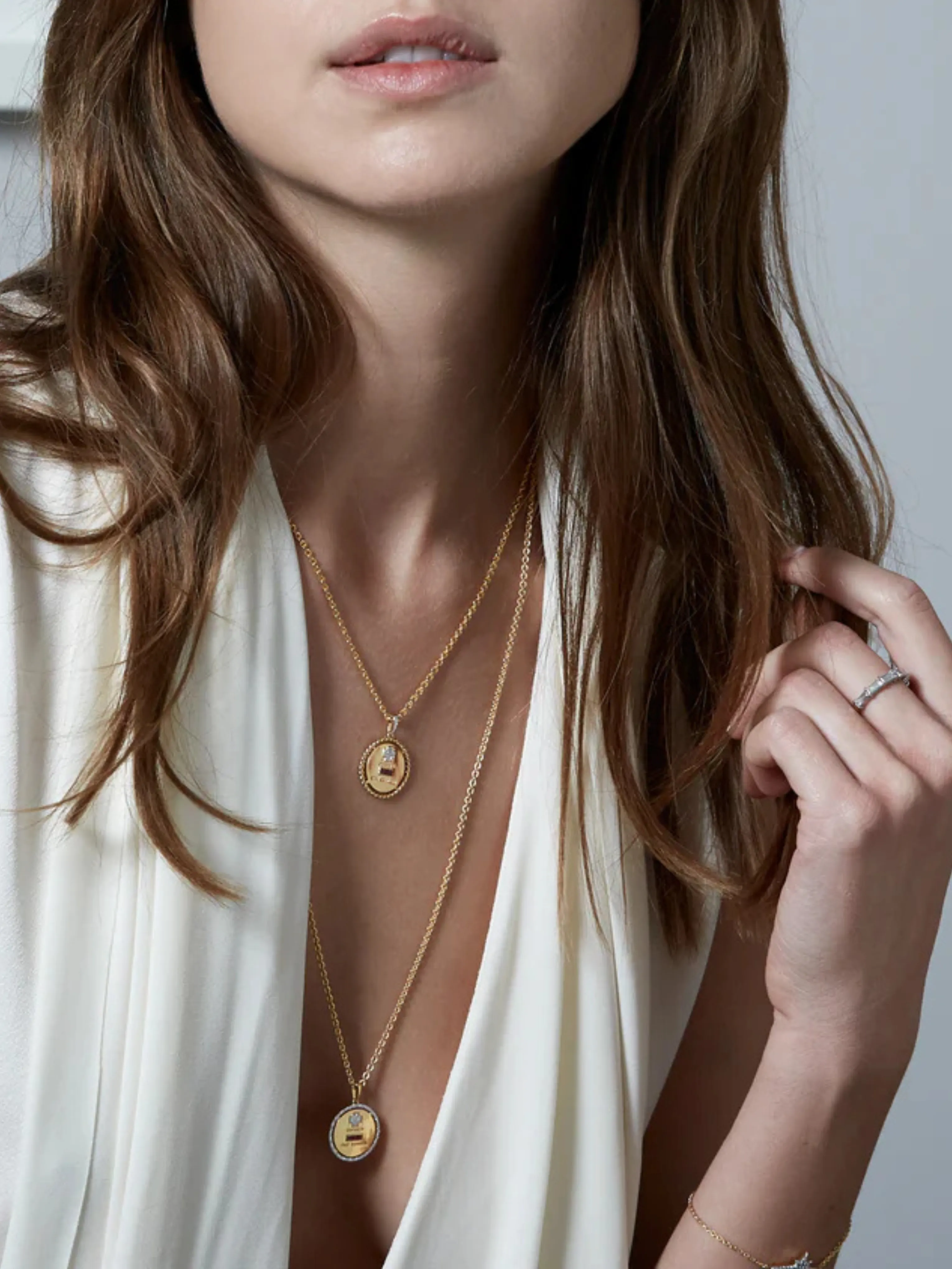 Love Pendant Diamond Surround