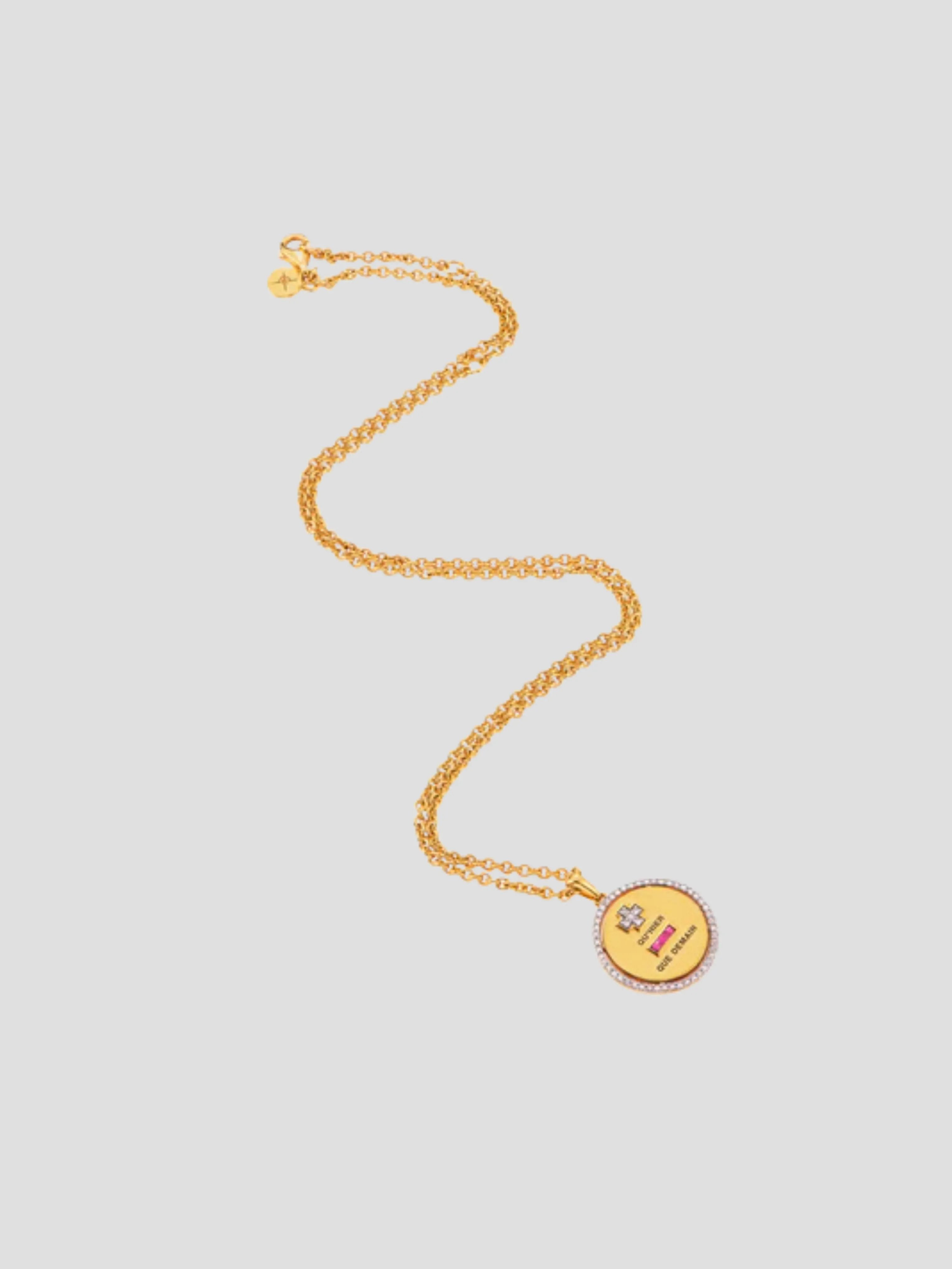 Love Pendant Diamond Surround