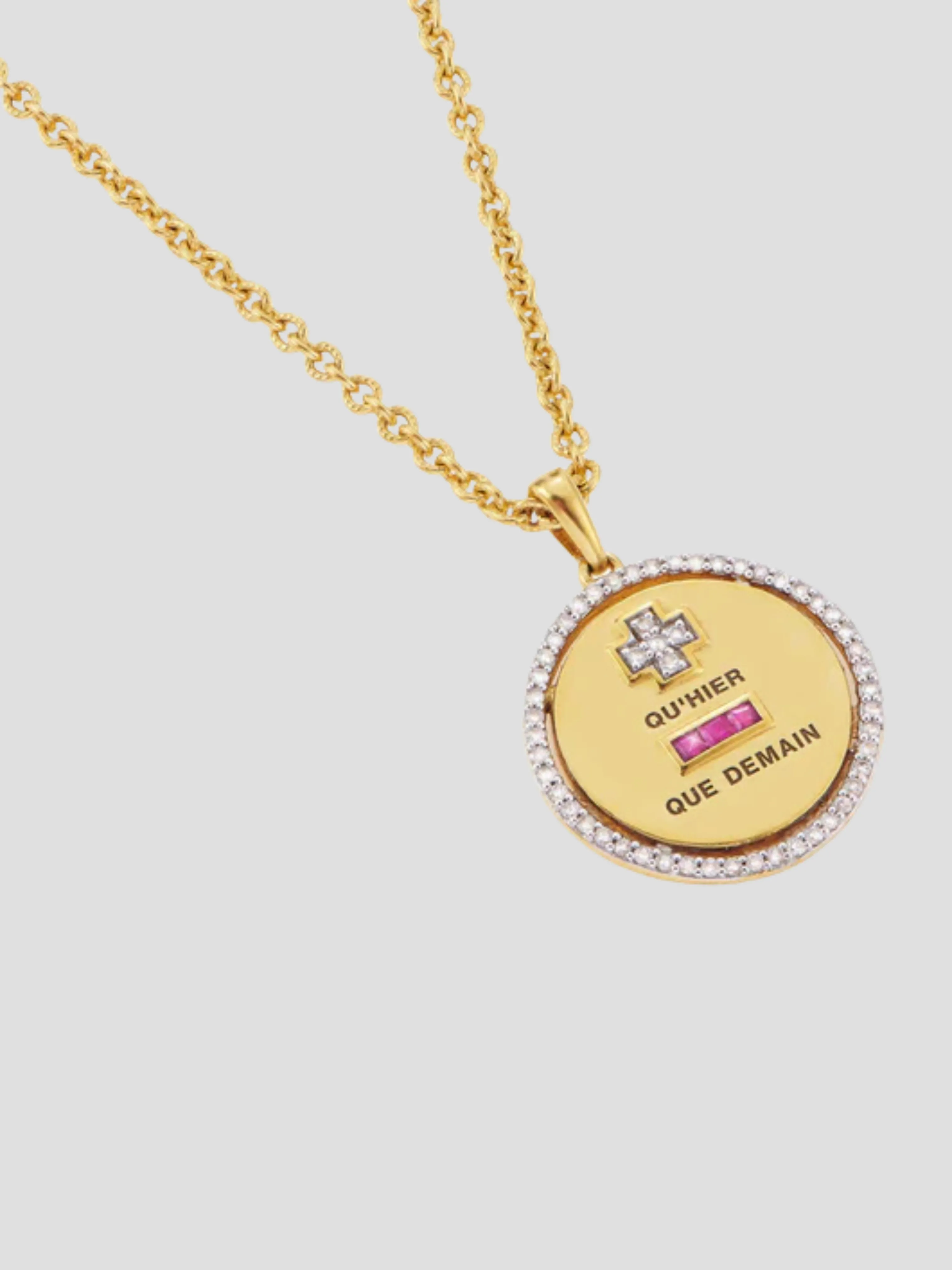 Love Pendant Diamond Surround