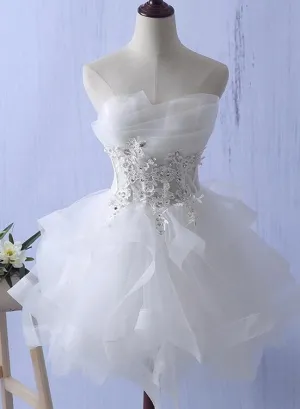 Lovely Tulle Short Party Dress, Cute Teen Junior Prom Dress