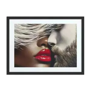 Luxury Framed Wall Art – Passion | Fiery Dramatic Statement