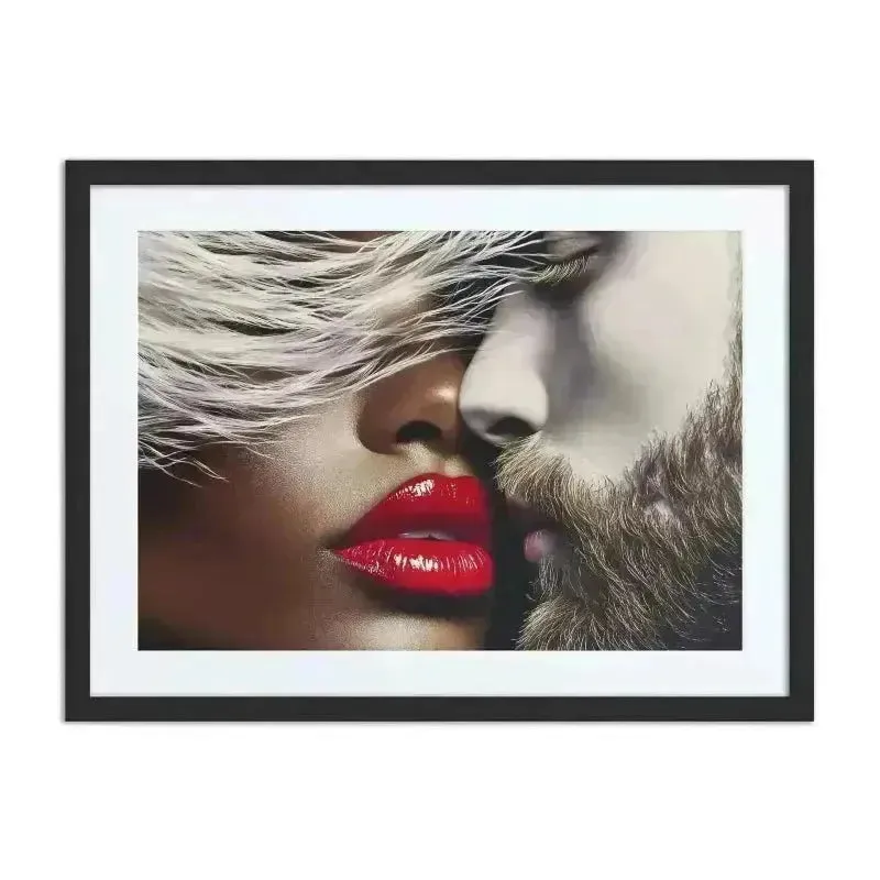 Luxury Framed Wall Art – Passion | Fiery Dramatic Statement