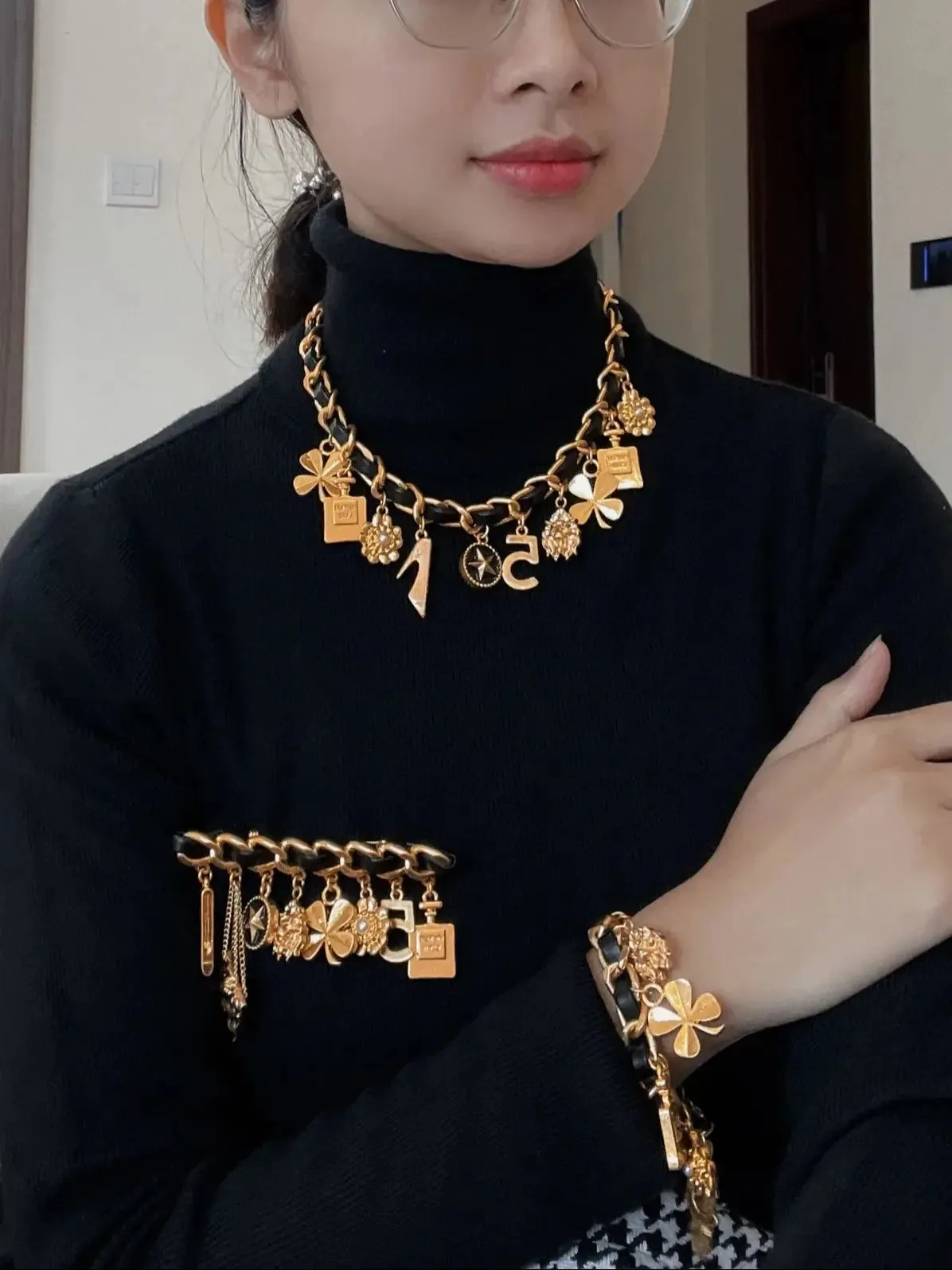 Luxury Vintage High End Necklace, Bracelet and Brooch Sets
