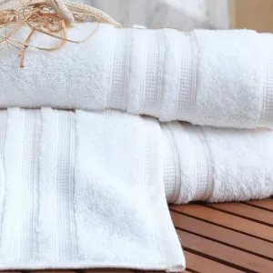 Lyon Commercial Hotel Bath Towels Set – 550GSM Dobby Weave