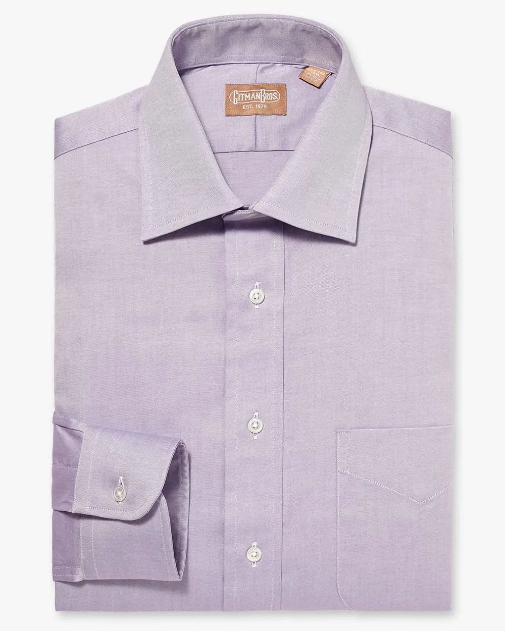 Medium Spread Pinpoint Lavender - Tailored