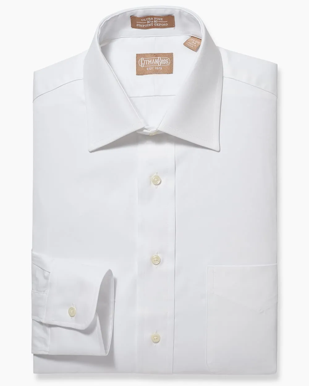 Medium Spread Pinpoint White - Classic