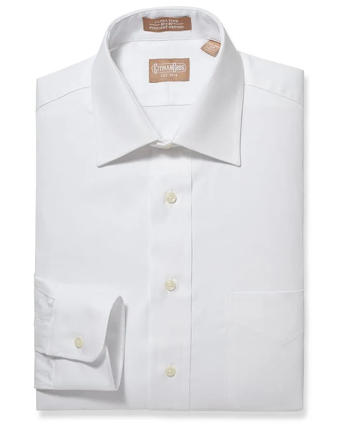 Medium Spread Pinpoint White - Classic