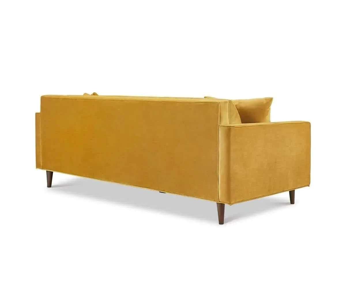 Mid-Century Modern Sofa in Mustard
