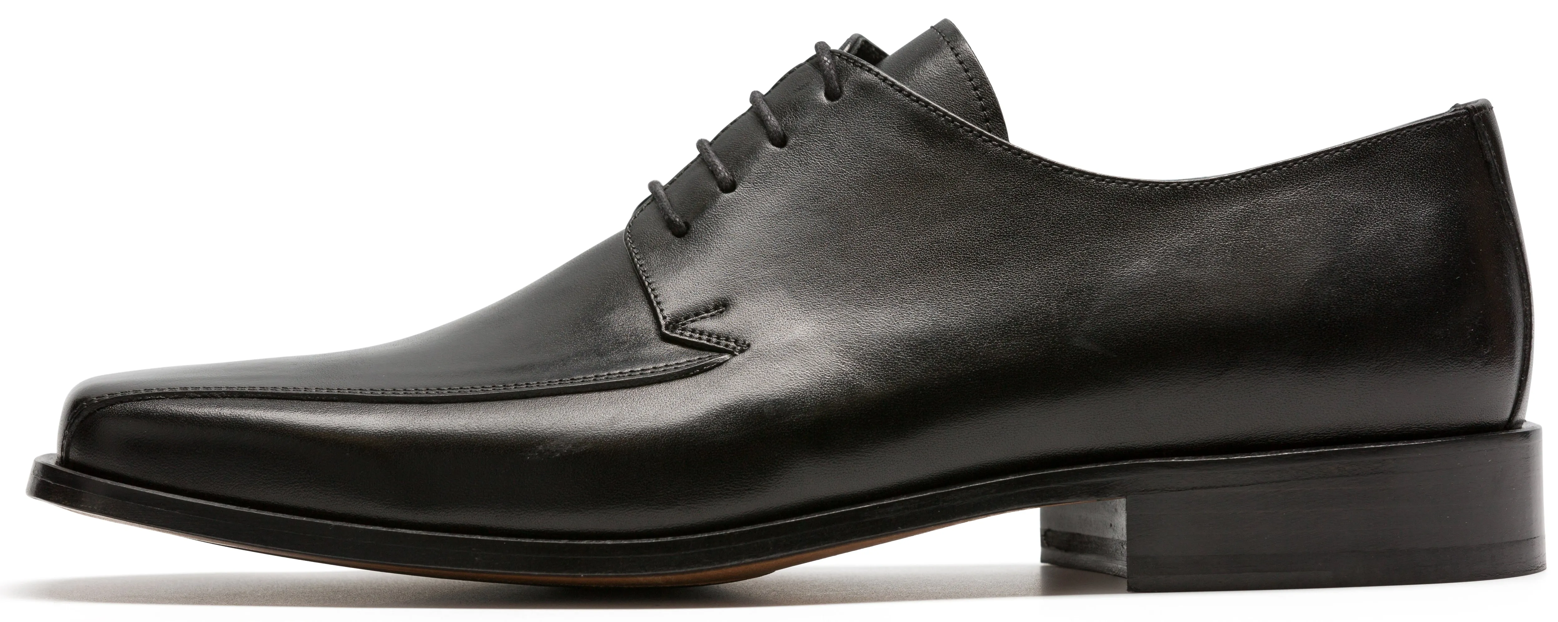 Mirage Dress Black Leather Shoes  3413