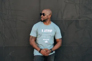 My Way My Pace Retro Tee [ Blue Arctic ]