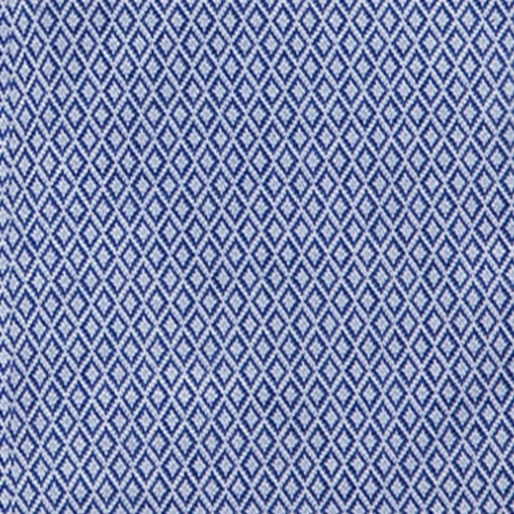 Non-Iron Knit Diamond - Blue