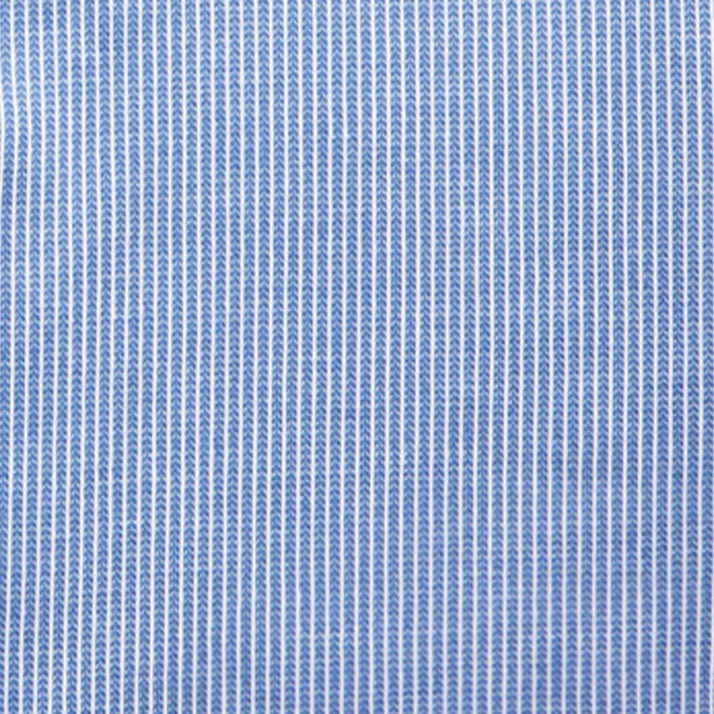 Non-Iron Knit Stripe - Blue