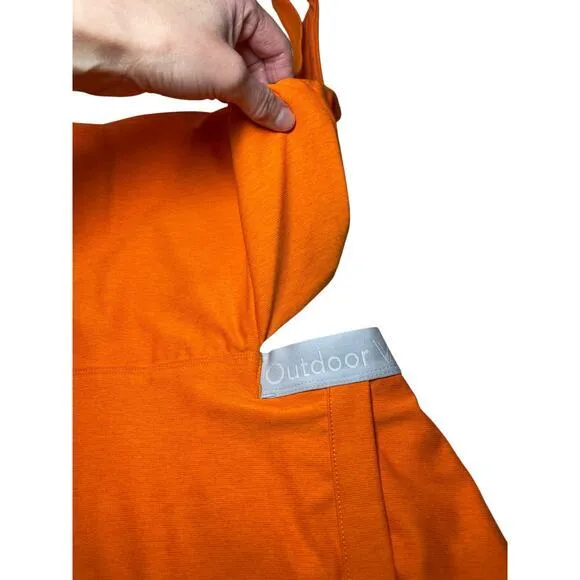 NWT Outdoor Voices Women Large Court Dress Clemetine Orange‎ Tennis Dress Skort