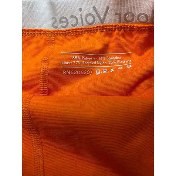 NWT Outdoor Voices Women Large Court Dress Clemetine Orange‎ Tennis Dress Skort