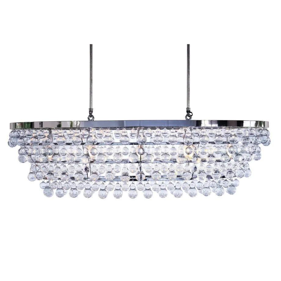 Oval Arabella Chandelier by Luxe Lighting
