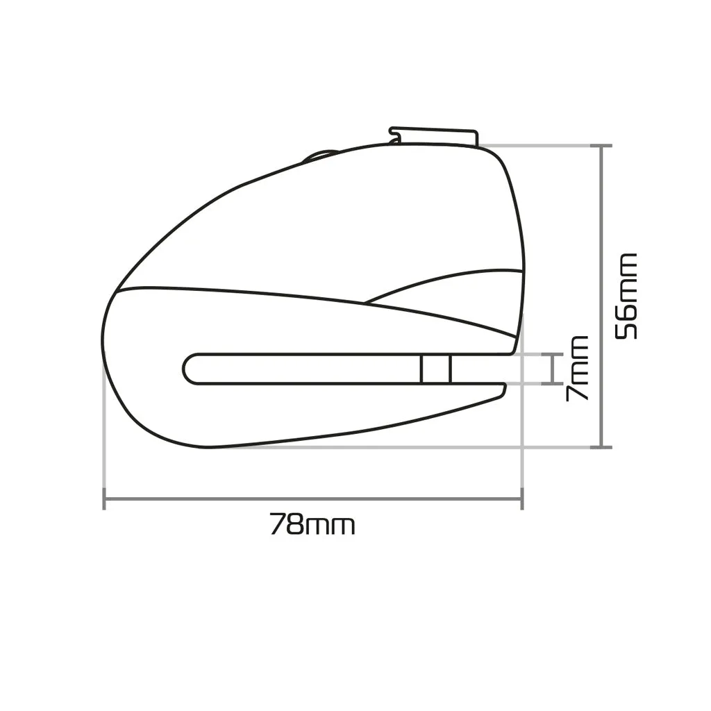 OXFORD LK290 SCREAMER X47 DISC LOCK