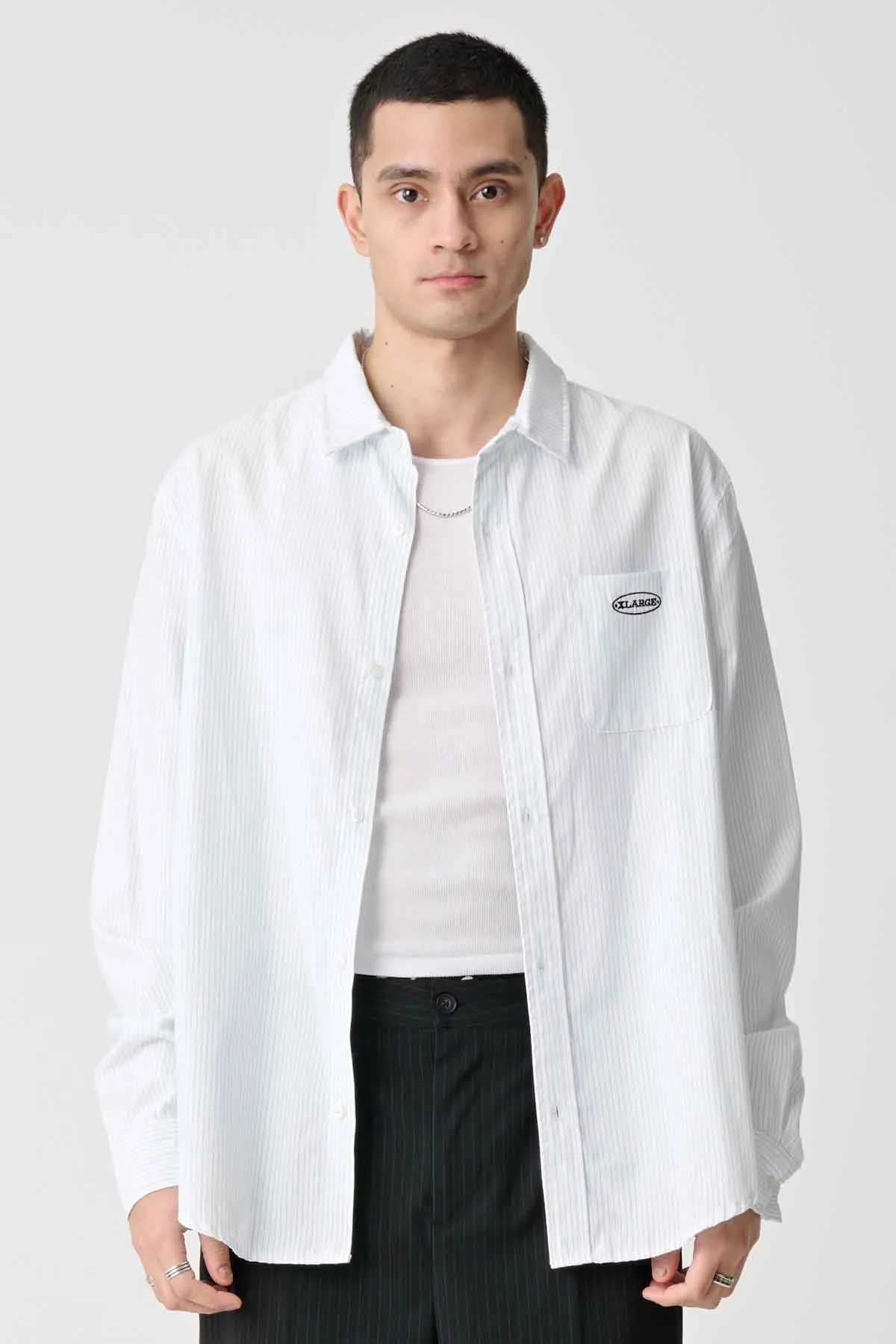 OXFORD LS SHIRT - STRIPED