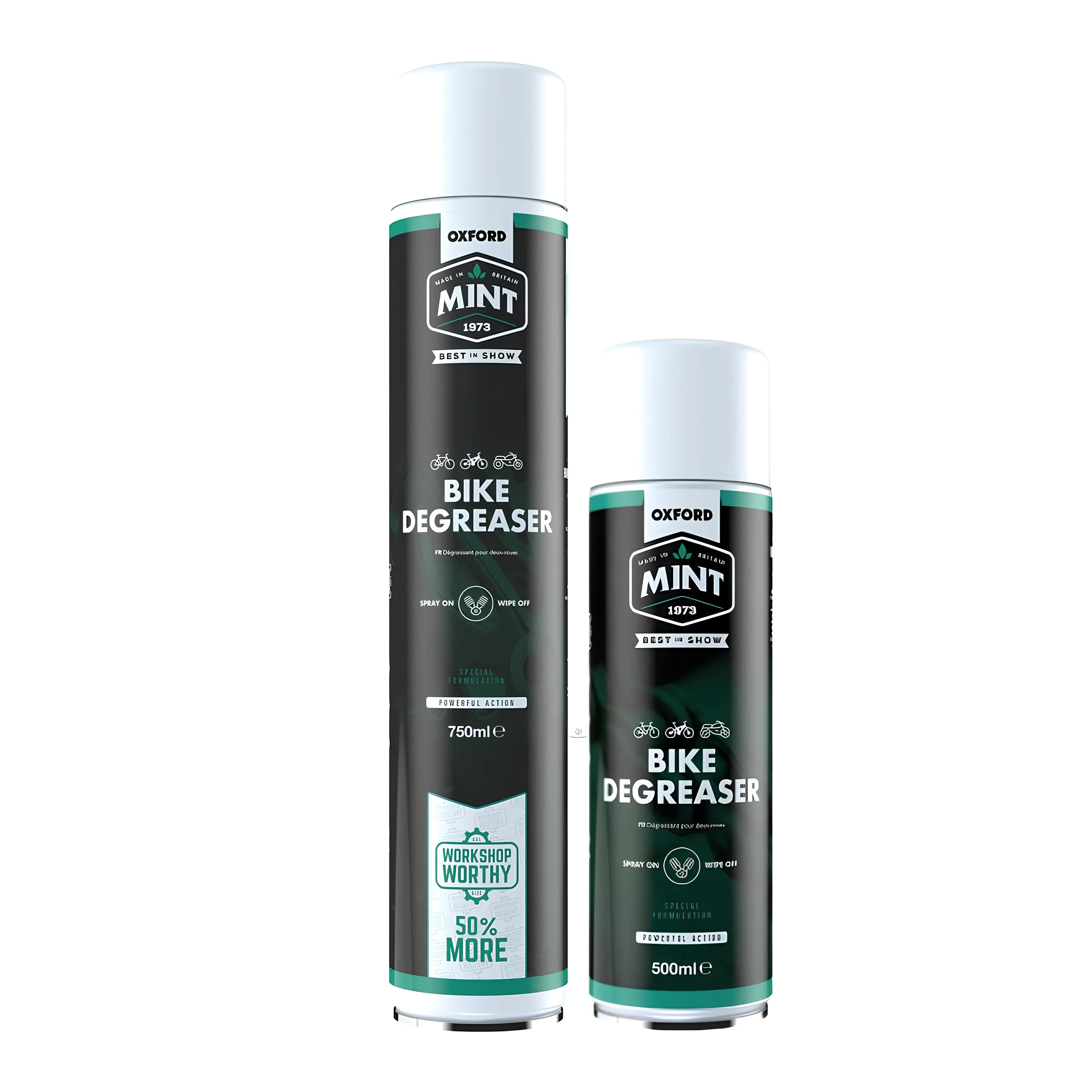 OXFORD MINT MOTORBIKE MOTORCYCLE DEGREASER OIL GREASE DIRT CLEANER 500ML 750ML