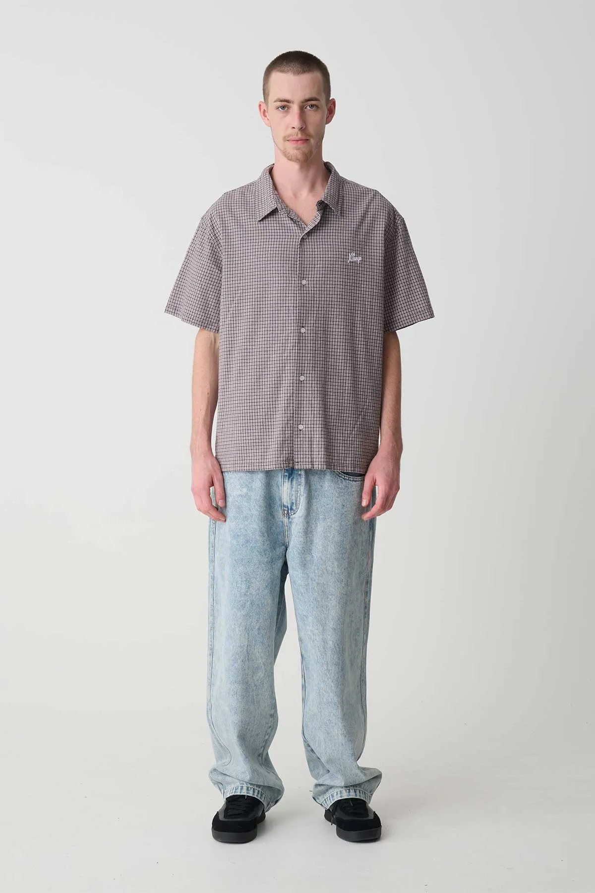 OXFORD SCRIPT SHIRT - BLACK