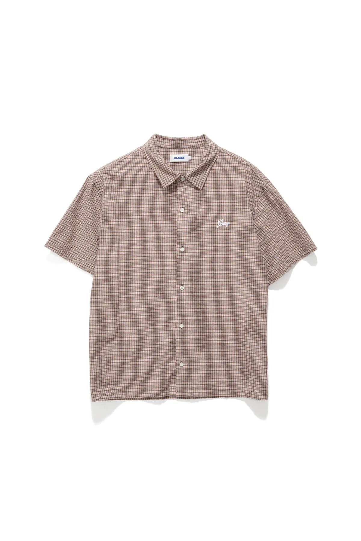 OXFORD SCRIPT SHIRT - BROWN