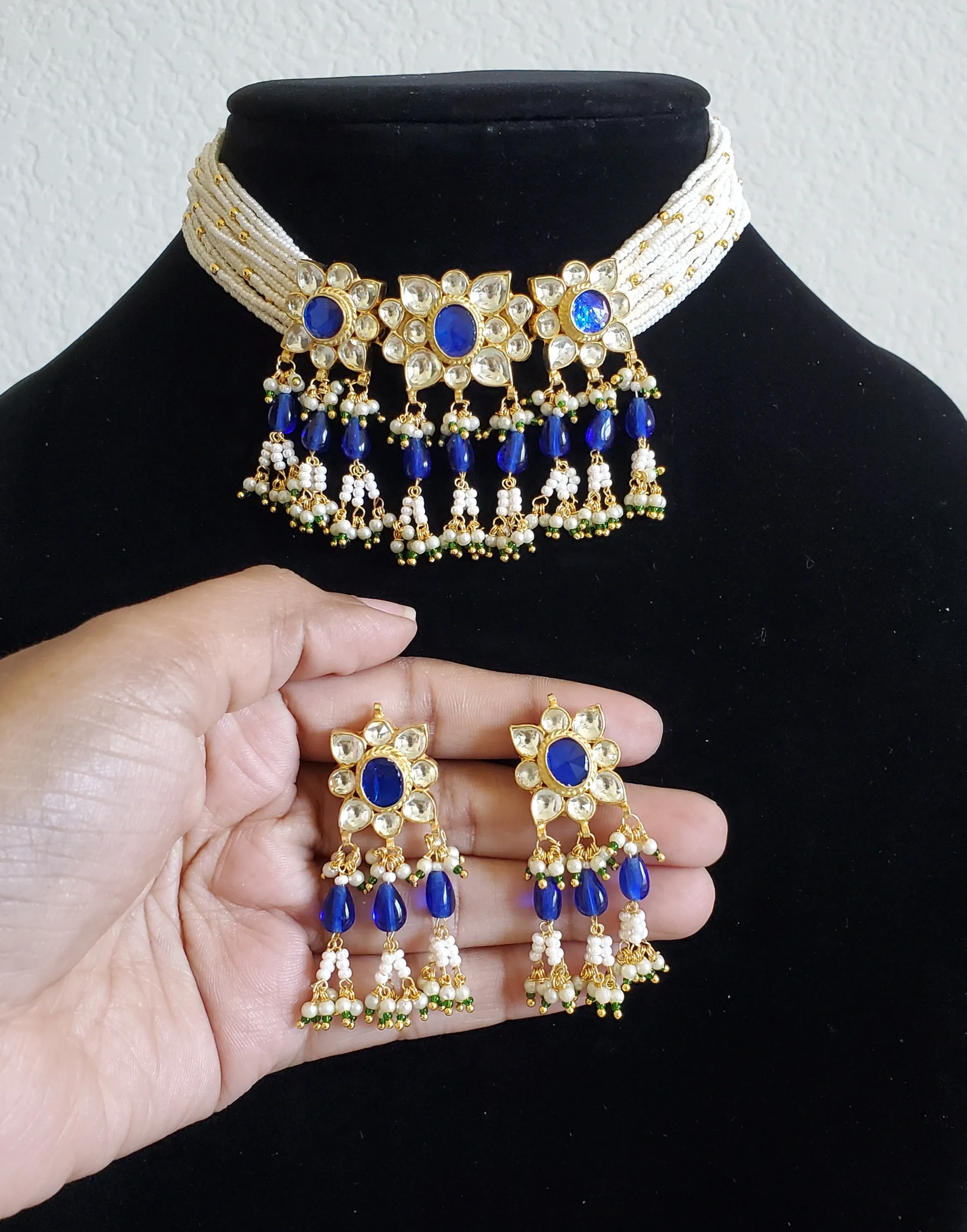 Pachi Kundan Choker With Gold Plating