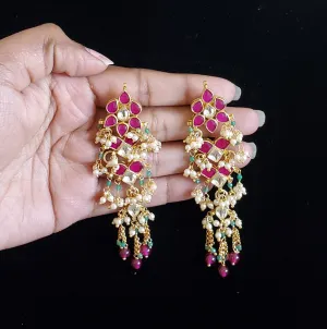 Pachi Kundan Earrings With Gold Plating RN77