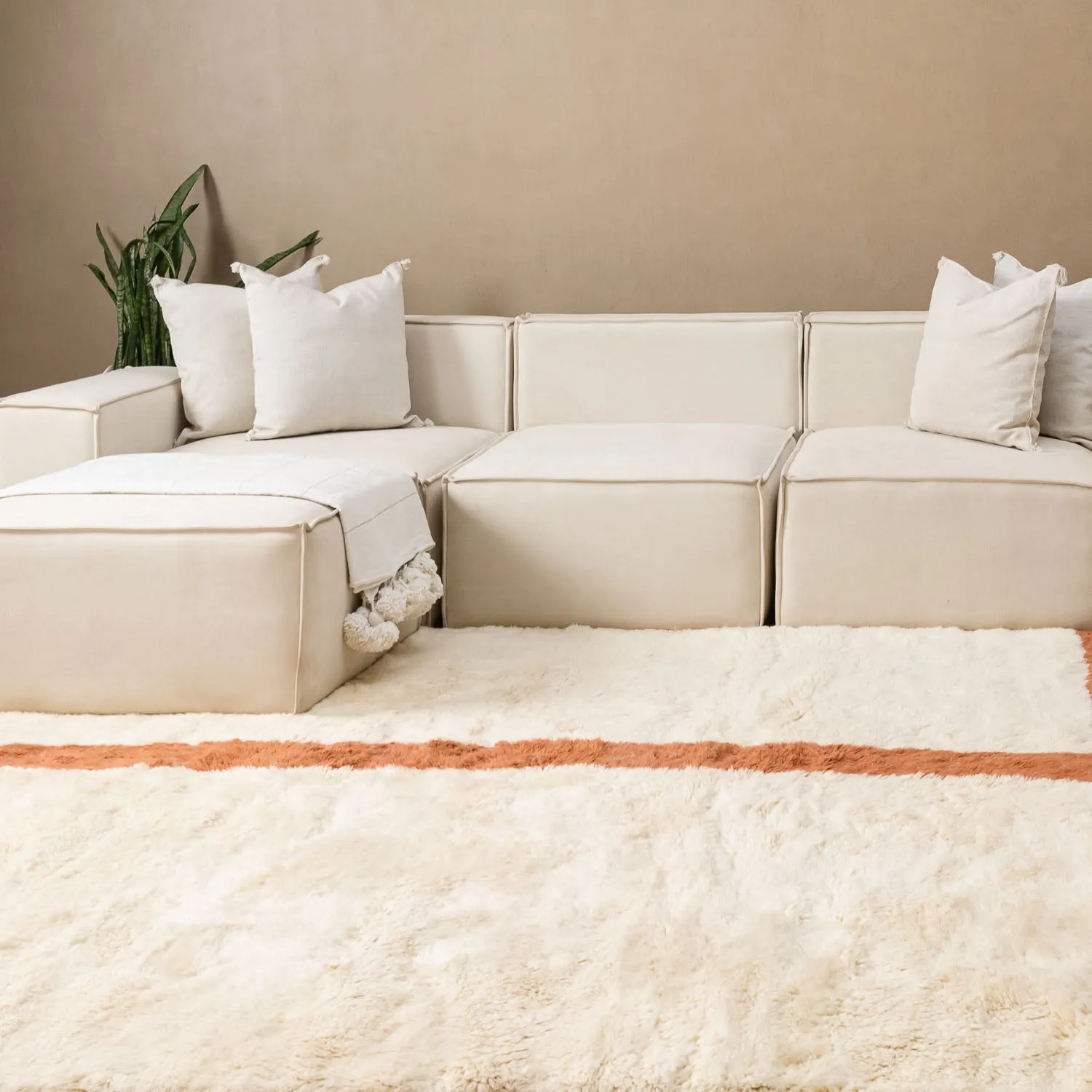 Peaceful path - luxury beni mrirt rug