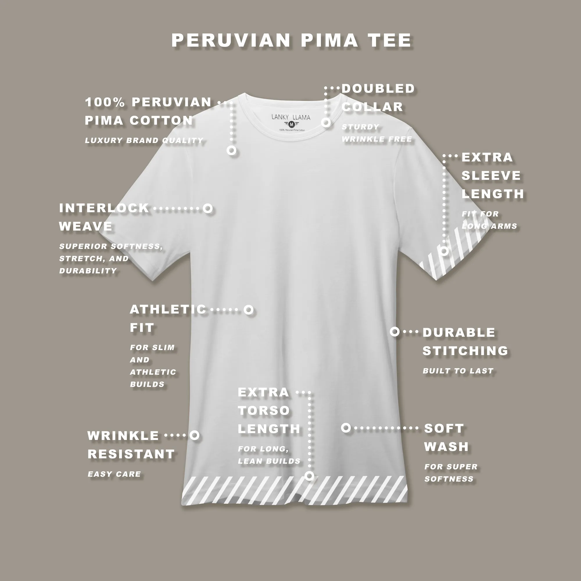 Peruvian Pima Crew Neck Tee