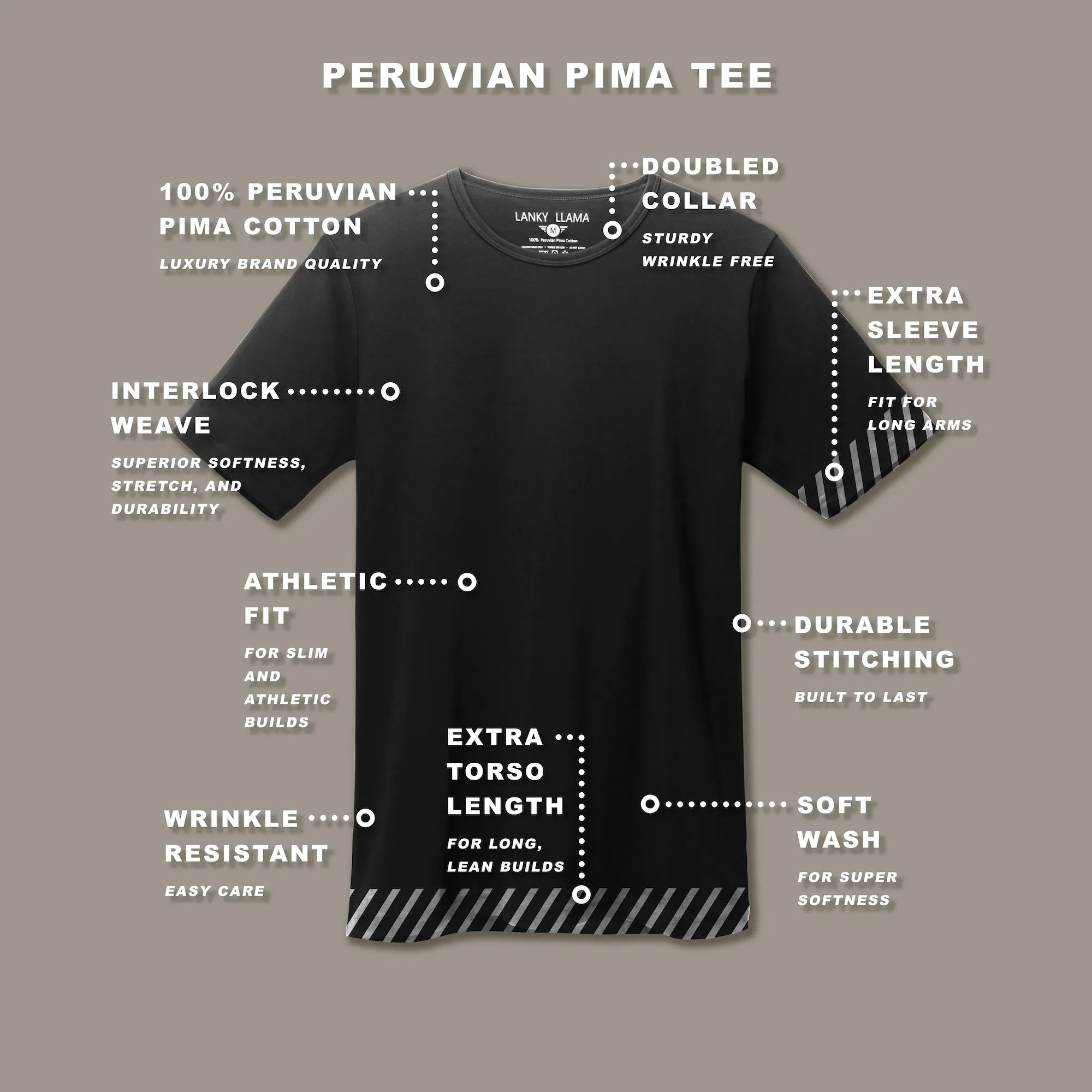 Peruvian Pima Crew Neck Tee