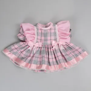 Pink Tartan Dress -  Baby Girl