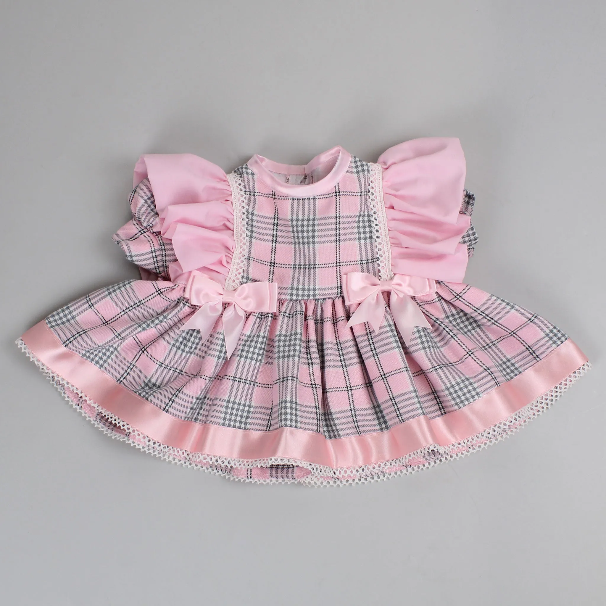 Pink Tartan Dress -  Baby Girl