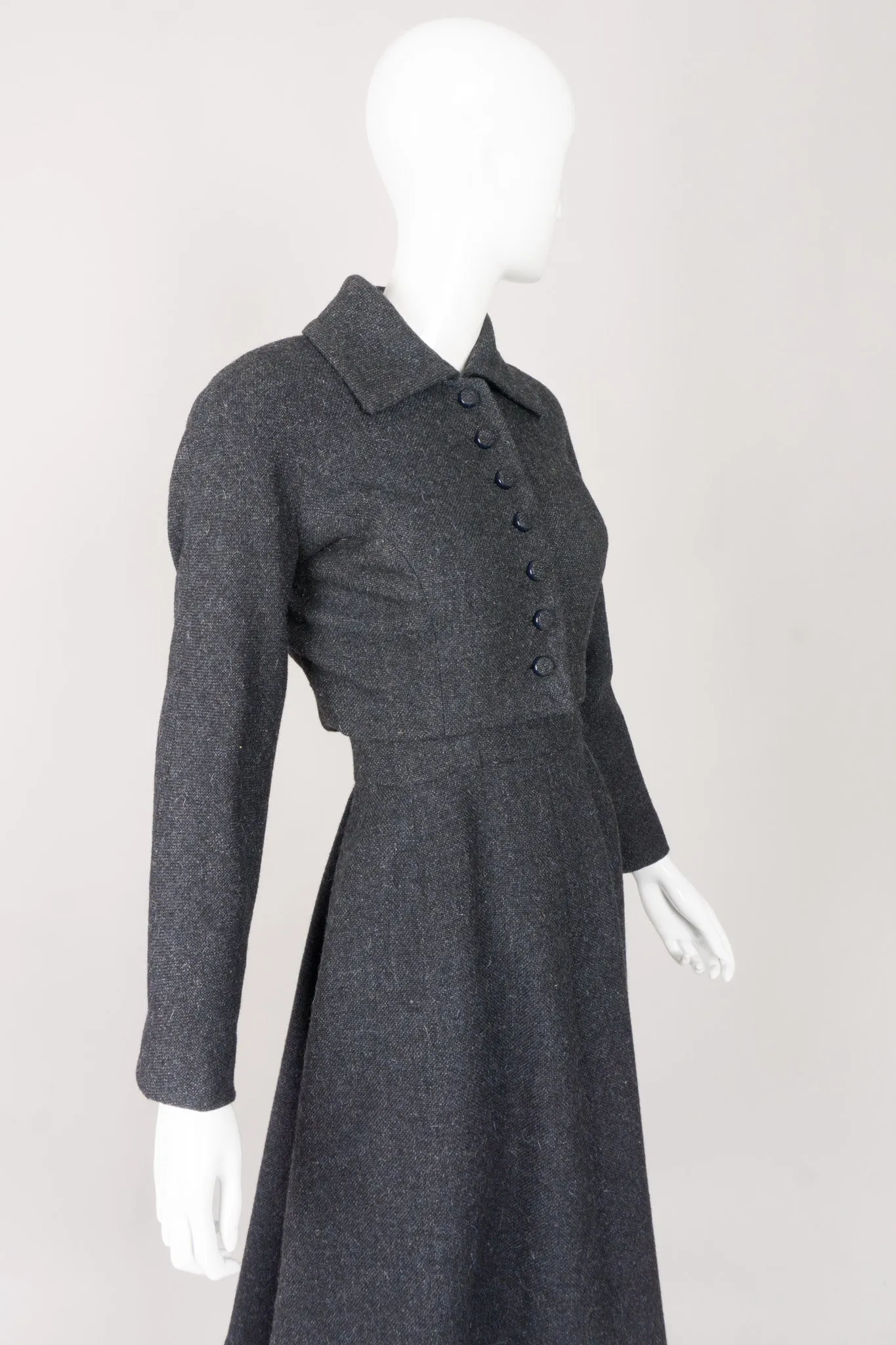 Pleated Crop Jacket & Dress Set