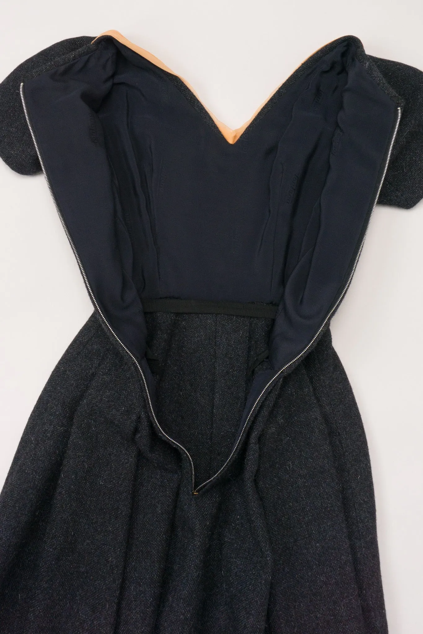 Pleated Crop Jacket & Dress Set