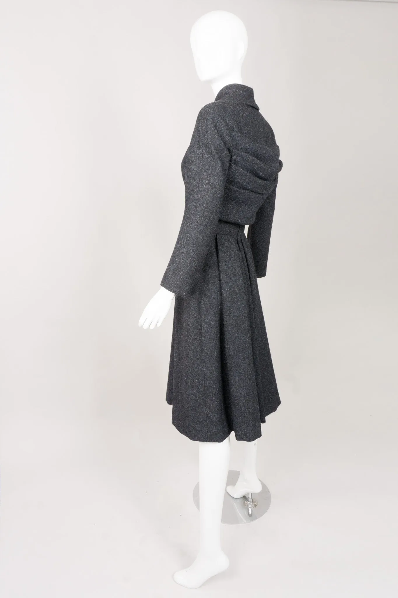 Pleated Crop Jacket & Dress Set