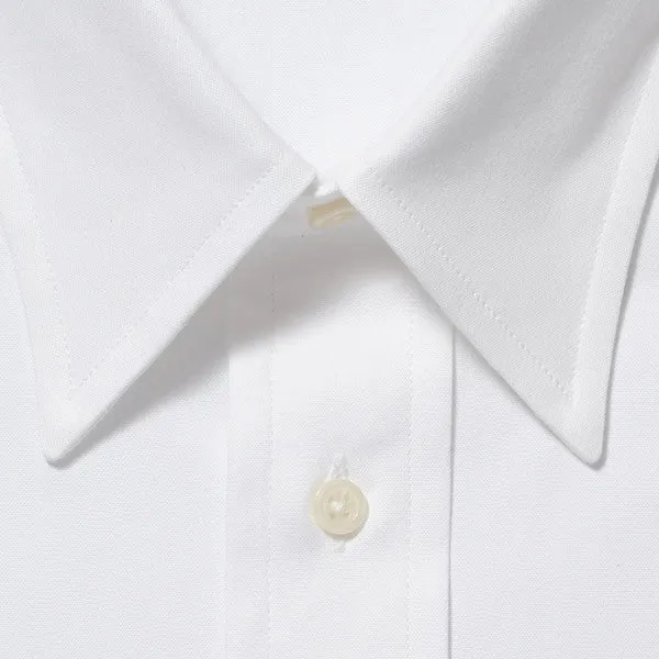 Point Collar Pinpoint French Cuff White - Big/Tall