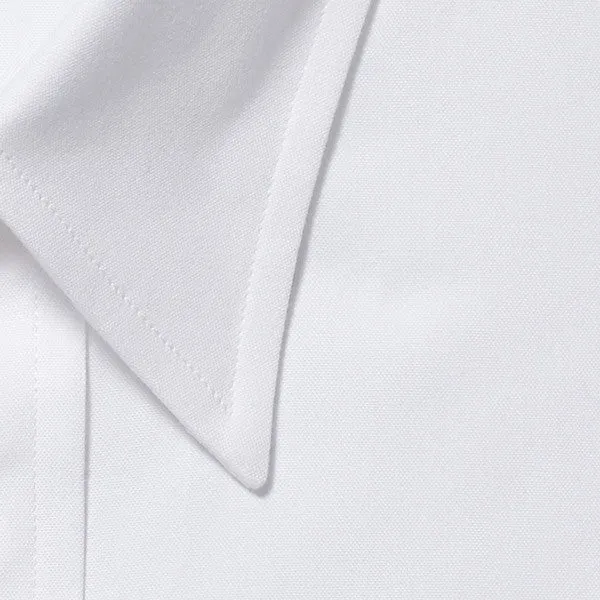 Point Collar Pinpoint French Cuff White - Big/Tall