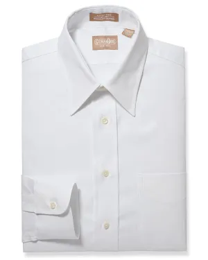 Point Collar Pinpoint White - Big/Tall