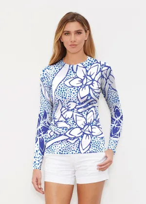 Polka Vine (8111) ~ Long Sleeve Rash Guard